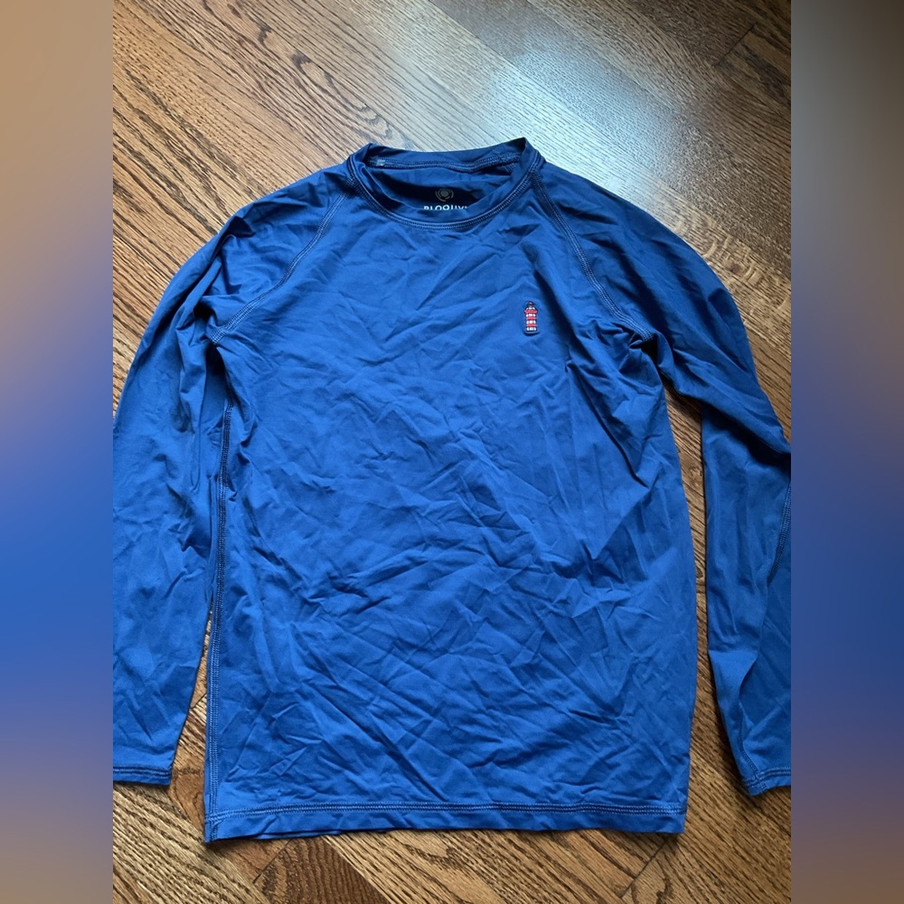 Blue long sleeve shirt